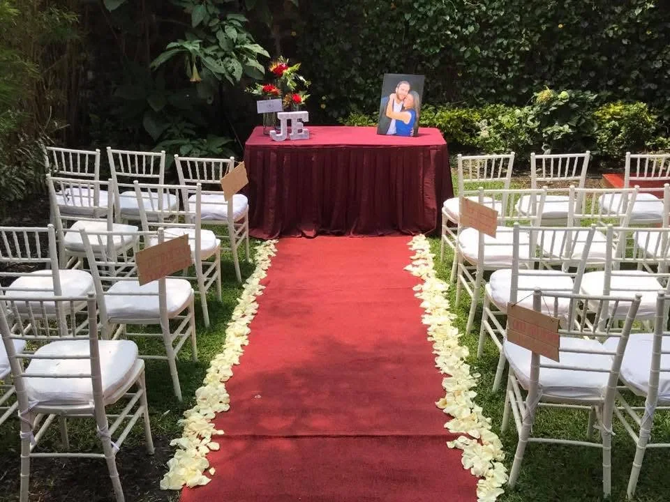 Ceremonia de boda al aire libre